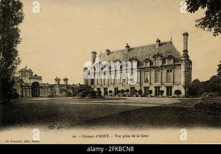 ANET. Paese: Francia. Department: 28 - Eure-et-Loir. Regione: Centre-Val de Loire. Vecchia cartolina, fine 19 - inizio 20 ° secolo. Foto Stock