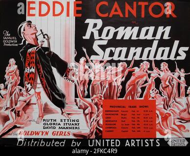 EDDIE CANTOR RUTH ETTING GLORIA STUART DAVID MANNERS and the GOLDWYN GIRLS in ROMAN SCANDALS 1933 regista FRANK TUTTLE storia originale George S. Kaufman e Robert E. Sherwood produttore Samuel Goldwyn The Samuel Goldwyn Company / United Artists Foto Stock