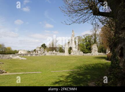 Il Priorato di nostra Signora di Thetford, rovine del monastero medievale Cluniac, fondata 12 ° secolo. Foto Stock