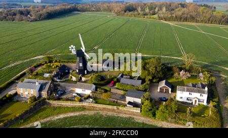 Veduta aerea di Ripple Mill, Ringwad, Kent, Foto Stock