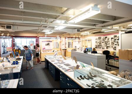 ALESSANDRIA, VA - il Museo Archeologico di Alessandria è un piccolo museo vicino al lungomare della Città Vecchia, Alessandria, che mostra la storia locale della zona. Include una serie di artefatti che sono stati scoperti nelle vicinanze. Foto Stock