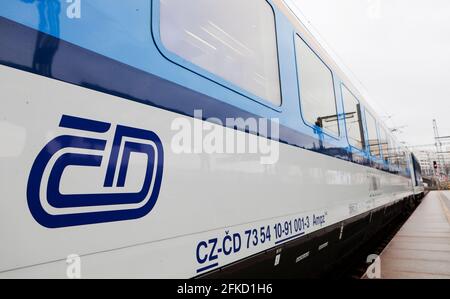 ***FILE PHOTO*** l'operatore ferroviario nazionale ceco Ferrovie ceche (Ceske drahy; CD) ha fatto una perdita di Kc4.1mld nel 2020, che può essere attribuita principalmente al coro Foto Stock