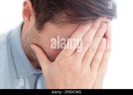 Uomo Upset Foto Stock