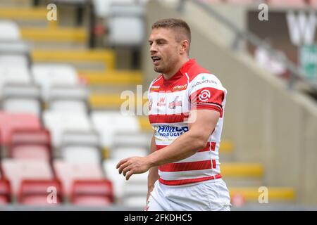 Matty Russell (2) di Leigh Centurions in azione durante il gioco Foto Stock