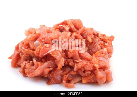 shoarma halal isolato su sfondo bianco Foto Stock
