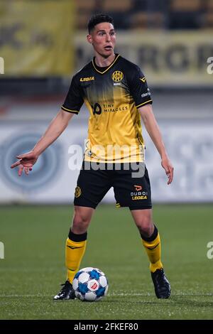 KERKRADE, OLANDA - APRILE 30: Stefano Marzo di Roda JC durante la partita olandese di Keukenkampioendivisie tra Roda JC e AZ U23 a Parkstad Limburg Foto Stock