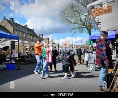 Masham Market North Yorkshire Inghilterra Regno Unito Foto Stock