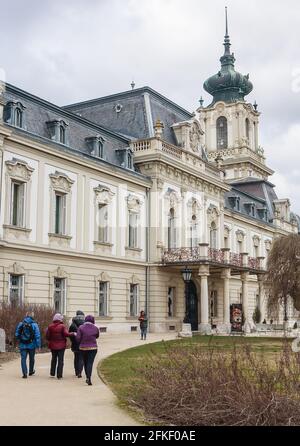 Palazzo di Festetics a Keszthely al Lago Balaton, Ungheria Foto Stock