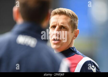 SHEFFIELD, REGNO UNITO. 1 MAGGIO durante la partita del campionato Sky Bet tra il mercoledì di Sheffield e la foresta di Nottingham a Hillsborough, Sheffield, sabato 1 maggio 2021. (Credit: Jon Hobley | MI News) Credit: MI News & Sport /Alamy Live News Foto Stock