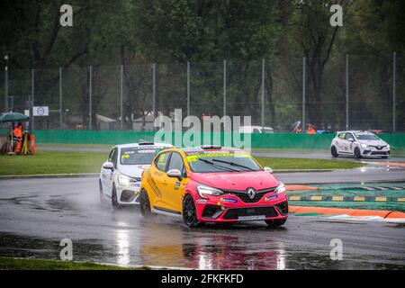 69 STEFANA Quinto (ITA), TEAM OREGON, RENAULT CLIO CUP EUROPA, in azione durante il 2° round della Clio Cup Europa 2021, dal 30 aprile al 2 maggio 2021 sull'Autodromo Nazionale di Monza, Italia - Foto Grégory Lenenmand/DPPI Foto Stock