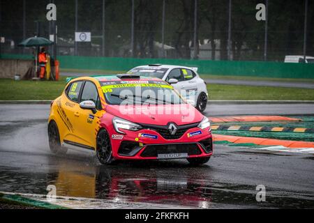 69 STEFANA Quinto (ITA), TEAM OREGON, RENAULT CLIO CUP EUROPA, in azione durante il 2° round della Clio Cup Europa 2021, dal 30 aprile al 2 maggio 2021 sull'Autodromo Nazionale di Monza, Italia - Foto Grégory Lenenmand/DPPI Foto Stock