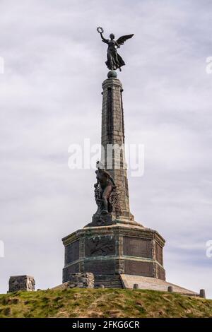 Memoriale di guerra, Aberystwyth, Galles Foto Stock