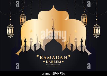 storico-arabo-stile-mandala-ramadan-kareem-eid-saluto bellissimo desig. Foto Stock