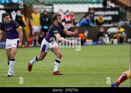 Newcastle, Regno Unito. 20 Marzo 2021. NEWCASTLE UPON TYNE, REGNO UNITO. 2 MAGGIO. Bob Beswick di Newcastle Thunder in azione durante la partita TRA Newcastle Thunder e Batley Bulldogs a Kingston Park, Newcastle domenica 2 maggio 2021. (Credit: Chris Lishman | MI News) Credit: MI News & Sport /Alamy Live News Foto Stock