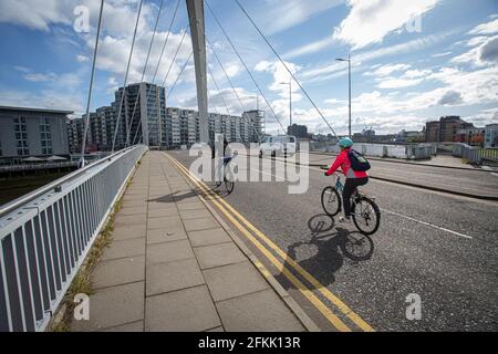 Glasgow Squinity Bridge , Scozia. Foto Stock