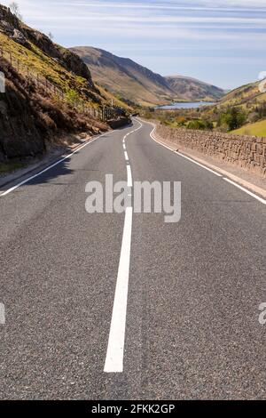 Lago e montagne di tal-y-Llyn, Gwynedd, Galles Foto Stock