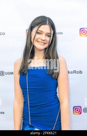 Presley Reese partecipa al Young Hollywood Social Media Industry Party presso la residenza privata, Bell Canyon, CA, il 1° maggio 2021 Foto Stock