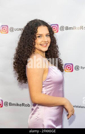 Ashley Keefe partecipa al Young Hollywood Social Media Industry Party presso la residenza privata, Bell Canyon, CA, il 1° maggio 2021 Foto Stock