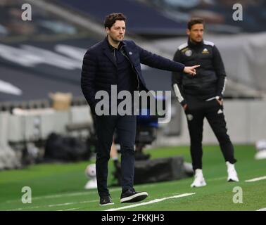 Londra, Inghilterra, 2 maggio 2021. Ryan Mason, manager provvisorio di Tottenham durante la partita della Premier League al Tottenham Hotspur Stadium di Londra. Il credito immagine dovrebbe essere: David Klein / Sportimage Credit: Sportimage/Alamy Live News Foto Stock