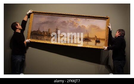 Mostra di Aelbert Cuyp 13 febbraio - 12 maggio al Sainsbury Ala della Galeria Nazionale.pic David Sandison 7/2/2002 Foto Stock