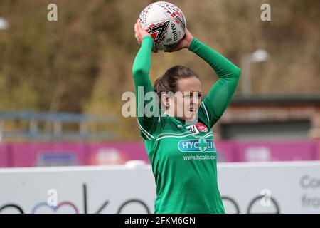 DURHAM CITY, REGNO UNITO. 2 MAGGIO Hayley CRACKLE di Coventry si è Unito durante la partita fa Women's Championship tra il Durham Women FC e Coventry si sono Uniti a Maiden Castle, Durham City domenica 2 maggio 2021. (Credit: Mark Fletcher | MI News) Credit: MI News & Sport /Alamy Live News Foto Stock