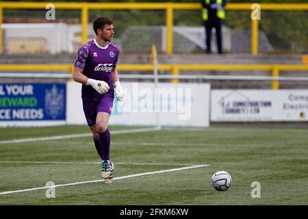 SUTTON, Regno Unito, MAGGIO 01: Mitch Walker di Aldershot Town durante la Lega Nazionale tra Sutton United e Aldershot Town a Gander Green Lane, S. Foto Stock