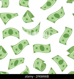 Denaro in calo dollari Illustrazione Vettoriale