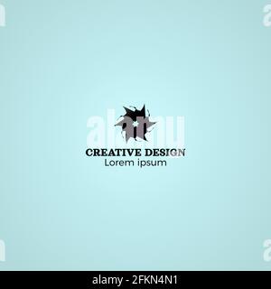 Strumento Ninja Abstract Creative Design Logo Vector Illustrazione Vettoriale