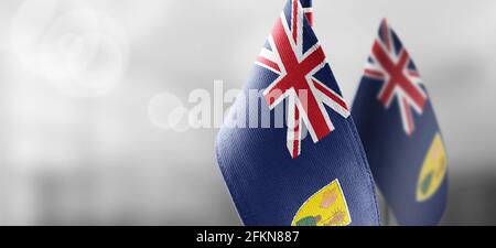Patch della bandiera nazionale dei Turchi e Caicos Isole su una t-shirt bianca Foto Stock