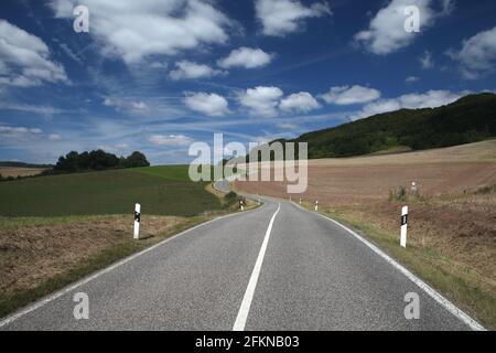 Strada nel paesaggio Foto Stock