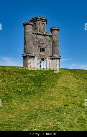 Paxton's Tower vicino a Llanarthne, Carmarthenshire Foto Stock