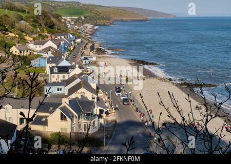 Amroth, Pembrokeshire Foto Stock