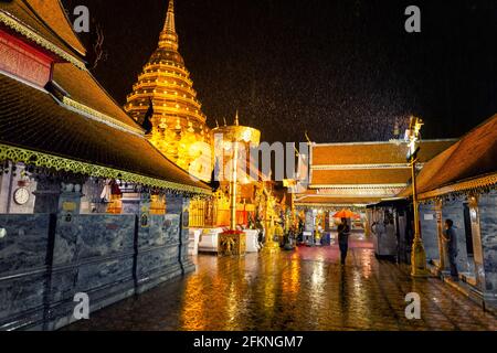 Wat Phra That Doi Suthep - Chiang mai, Thailandia Foto Stock