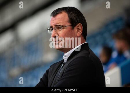 Gary Bowyer, direttore del Salford City FC. 2020/21. Foto Stock