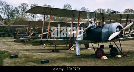 Shuttleworth Season Premier Airshow Foto Stock