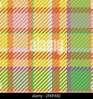 Plaid plaid senza cuciture in tartan per gonna, tovaglia, coperta, copripiumino o altre stampe tessili moderne. Illustrazione Vettoriale