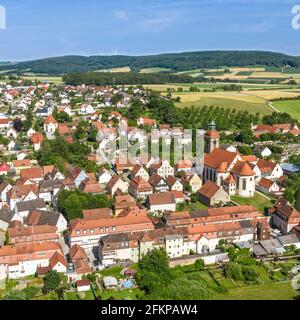 Ellingen, piccola città della Franconia Foto Stock