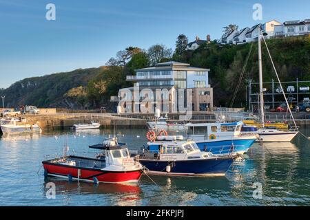 Saundersfoot Harbour, Saundersfoot, Pembrokeshire, Galles Foto Stock