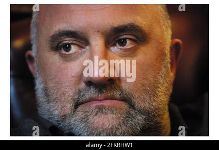 Alexei Sayle nel Russel Hoyel a London.pic David Sandison 26/8/2003 Foto Stock