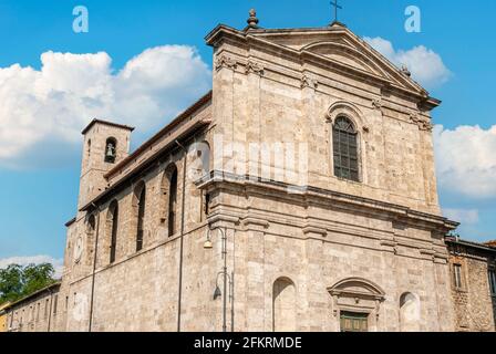 Chiesa Santa Maria delle grazie ad Ascoli Piceno, Marche, Italia Foto Stock