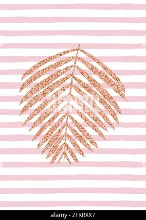 Illustrazione vettoriale motivo senza giunture oro rosa Illustrazione Vettoriale