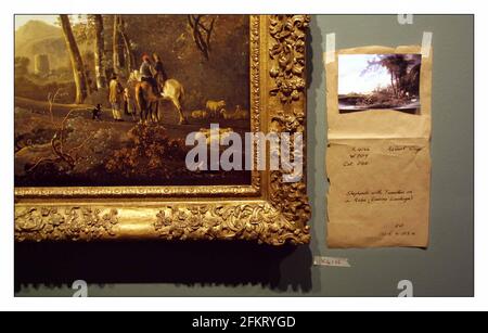 Mostra di Aelbert Cuyp 13 febbraio - 12 maggio al Sainsbury Ala della Galeria Nazionale.pic David Sandison 7/2/2002 Foto Stock