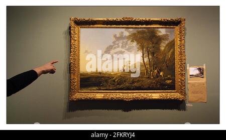 Mostra di Aelbert Cuyp 13 febbraio - 12 maggio al Sainsbury Ala della Galeria Nazionale.pic David Sandison 7/2/2002 Foto Stock