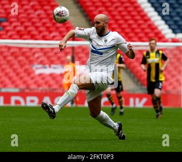 Londra, Regno Unito. 03 maggio 2021. LONDRA INGHILTERRA - MAGGIO 03: Ross Wilkinson di Consett AFC durante la finale Buildbase fa Vase 2019/2020 tra Consett e Hebburn al Wembley Stadium il 3 maggio 2021 a Londra, Inghilterra Credit: Action Foto Sport/Alamy Live News Foto Stock