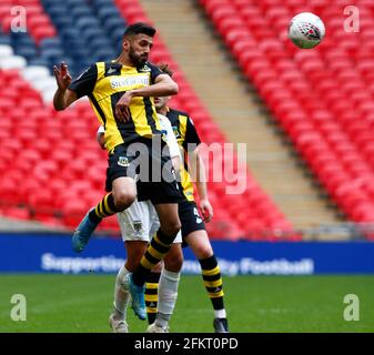 Londra, Regno Unito. 03 maggio 2021. LONDRA INGHILTERRA - MAGGIO 03: Amar Purewal di Hebburn Town durante la finale Buildbase fa Vase 2019/2020 tra Consett e Hebburn al Wembley Stadium il 3 Maggio 2021 a Londra, Inghilterra Credit: Action Foto Sport/Alamy Live News Foto Stock