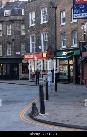 Intorno allo storico mercato di Smithfield Foto Stock