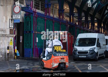 Intorno allo storico mercato di Smithfield Foto Stock