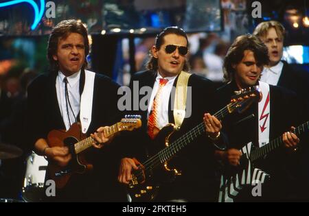 Spruchreif, Unterhaltungsshow, Deutschland 1988, Mitwirkende: Falco und Band Foto Stock