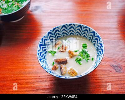 Zuppa di asparagi Foto Stock