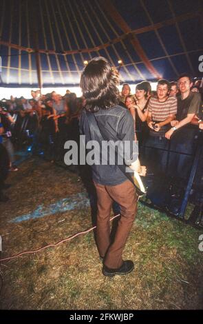 Le percosse al Reading Festival 2002 Foto Stock